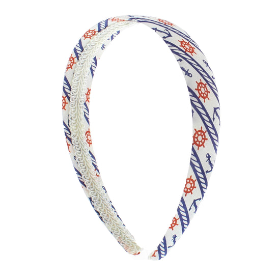 Nautical Print Aliceband