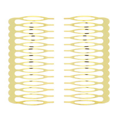 Pair of 7.5cm Metal Combs