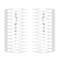 Pair of 7.5cm Metal Combs