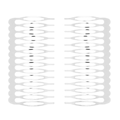 Pair of 7.5cm Metal Combs