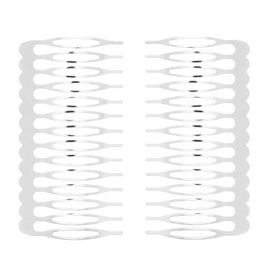 Pair of 7.5cm Metal Combs