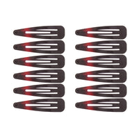 12 on a Card 7cm Metal Hair Snapclips