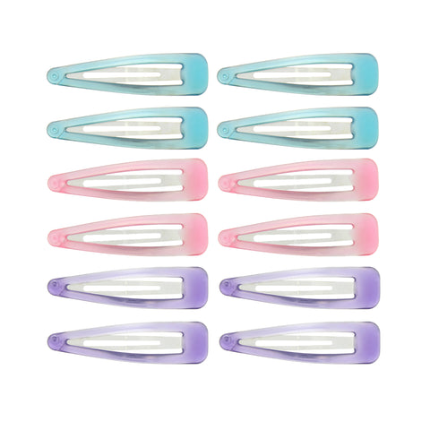 12 on a Card 7cm Translucent Epoxy Snapclips