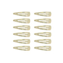 12 on a Card 5cm Metal Hair Snapclips
