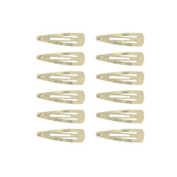 12 on a Card 5cm Metal Hair Snapclips