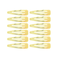 12 on a Card 7cm Metal Hair Snapclips