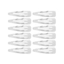 12 on a Card 7cm Metal Hair Snapclips