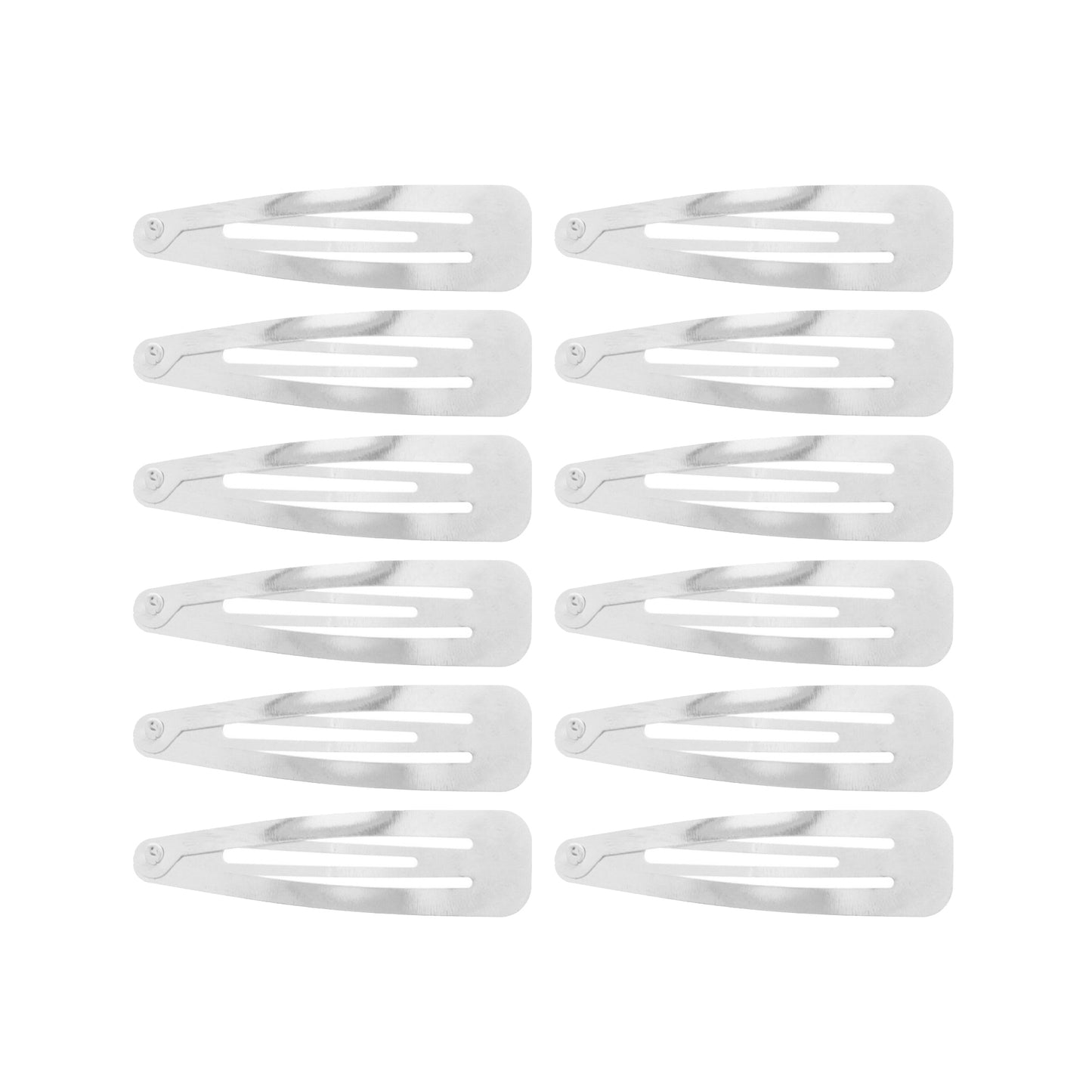 12 on a Card 7cm Metal Snapclips