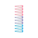 10 on a Card 5cm Translucent Pastel Epoxy Hair Snapclips