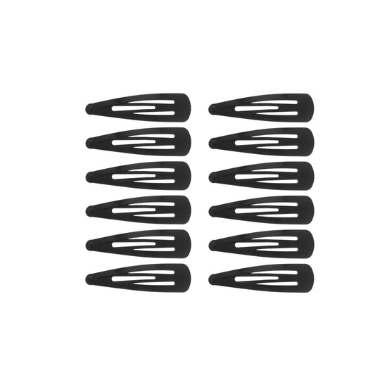 12 on a Card 5cm Metal Hair Snapclips
