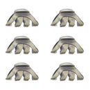 8cm Burnished Metal Octopus Hair Claw Clips
