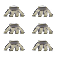 8cm Burnished Metal Octopus Hair Claw Clips