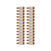 24 on a Card 2.5cm Tortoiseshell Epoxy Hair Snapclips