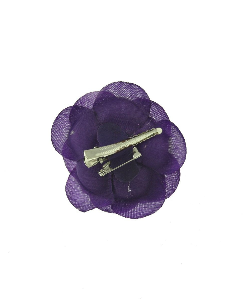 Glitter Roses on Concord Clip & Brooch Hair Pin