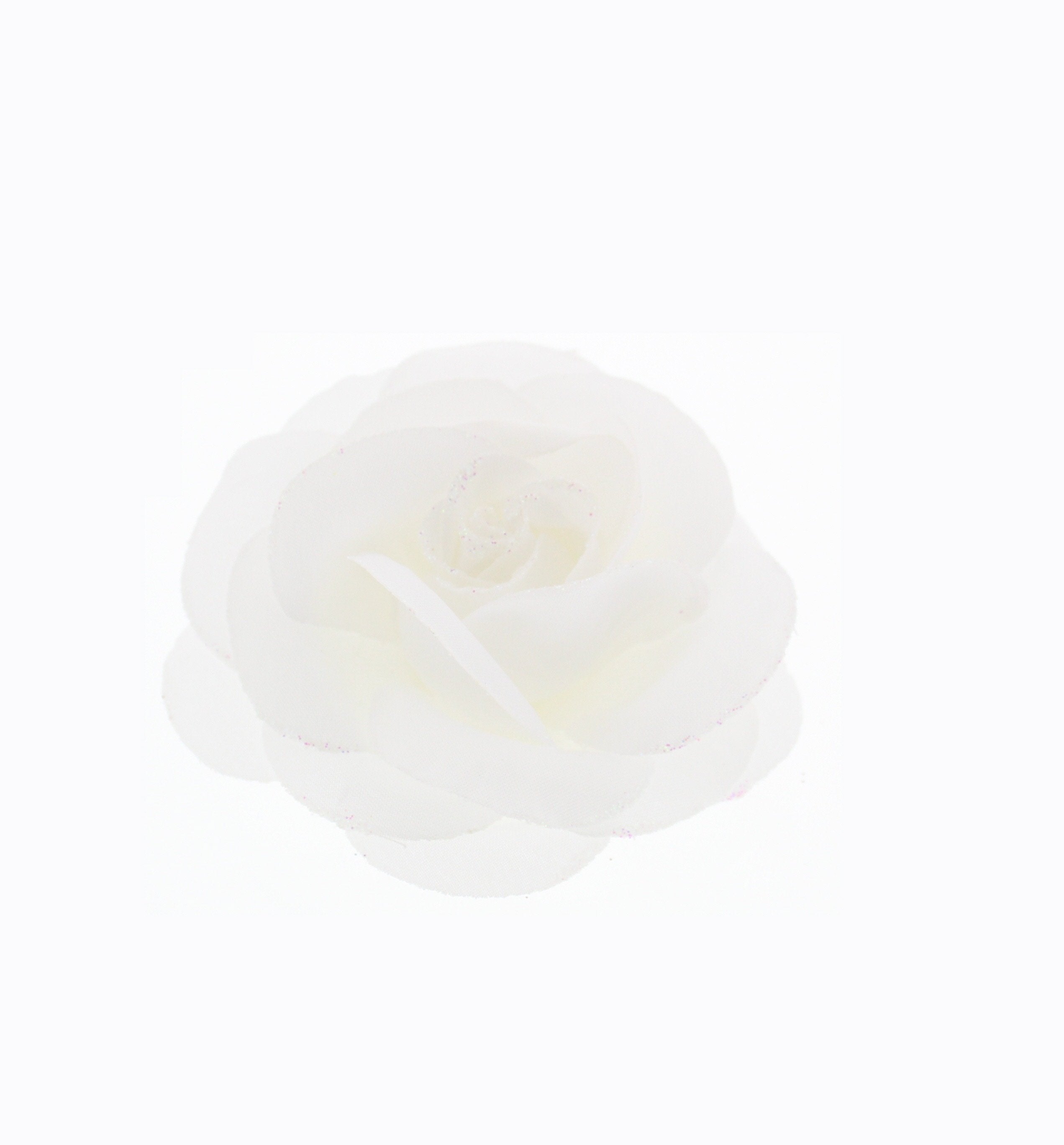 Glitter Roses on Concord Clip & Brooch Hair Pin
