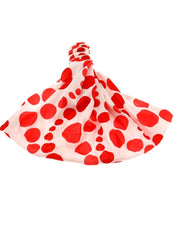 Coloured Spots on White 3 in 1 Headbands