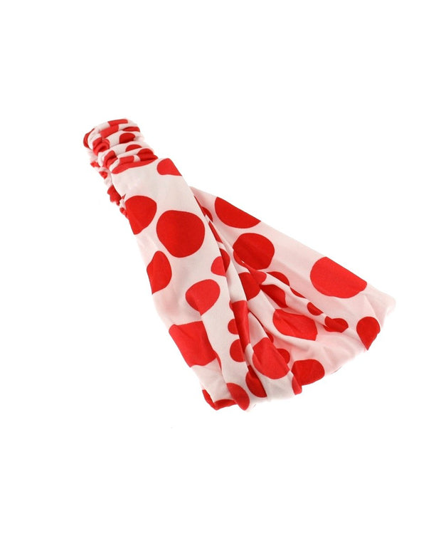 Coloured Spots on White 3 in 1 Headbands