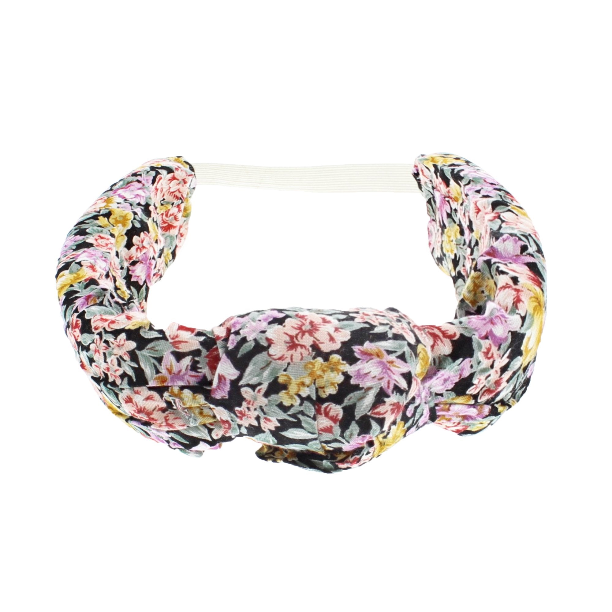4.5cm Floral Print Vintage Knotted Headband