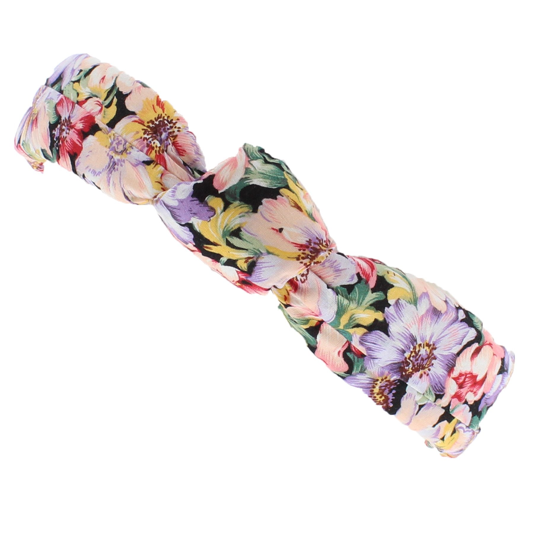 4.5cm Floral Print Vintage Knotted Headband