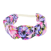 4.5cm Floral Print Vintage Knotted Headband - 5 Styles to Choose From