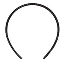 Black Polka Dot Bow Aliceband