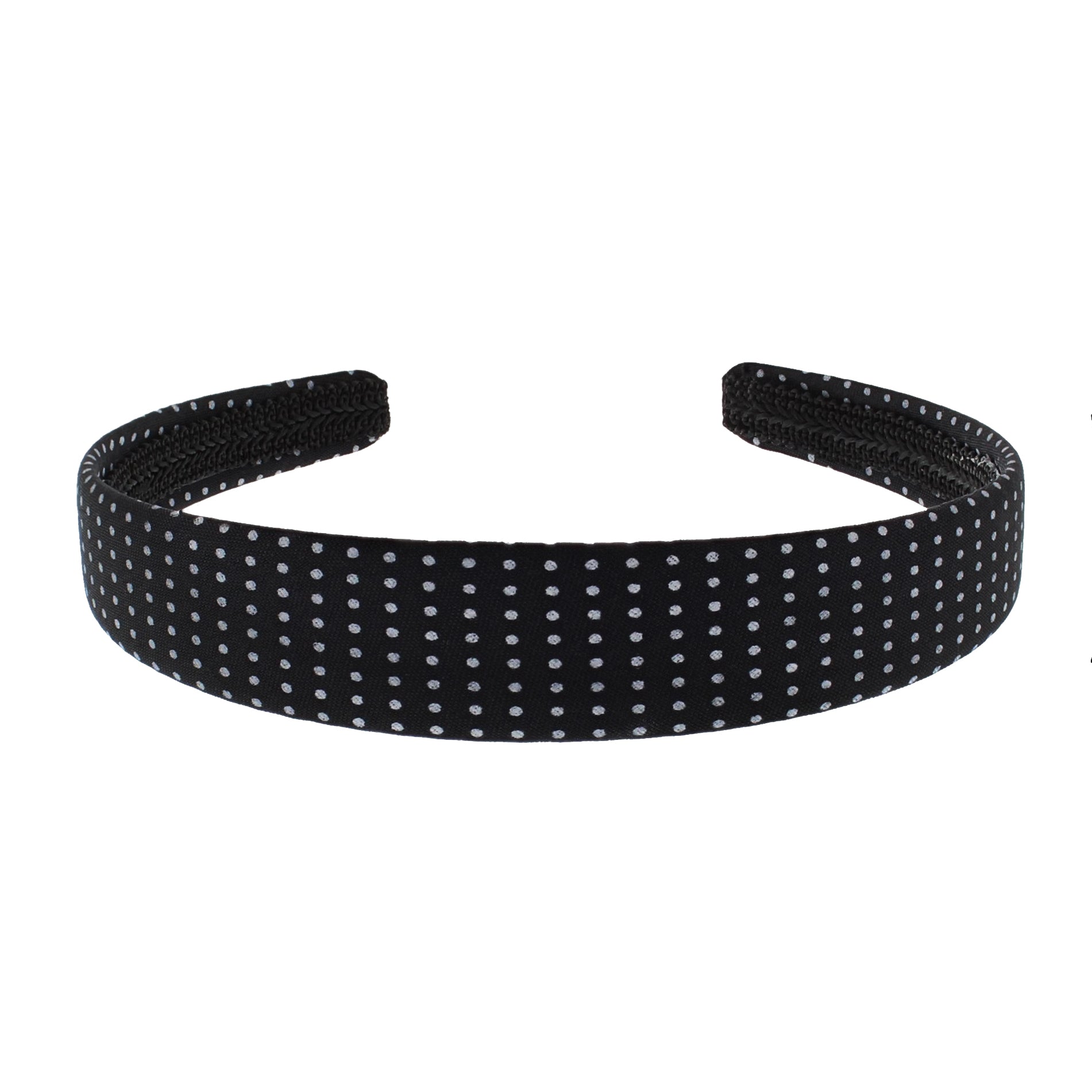 Black Polka Dot Bow Aliceband