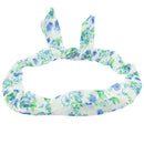 Floral Print Chiffon Wire Headband