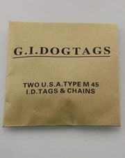 Dogtags in Envelope