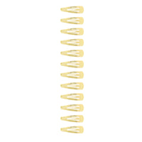 12 on a Card 3cm Gold Metal Snapclips