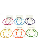Plastic Hoop Earrings