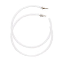 Plastic Hoop Earrings
