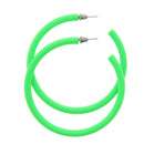 Thick Plastic Hoop Earrings