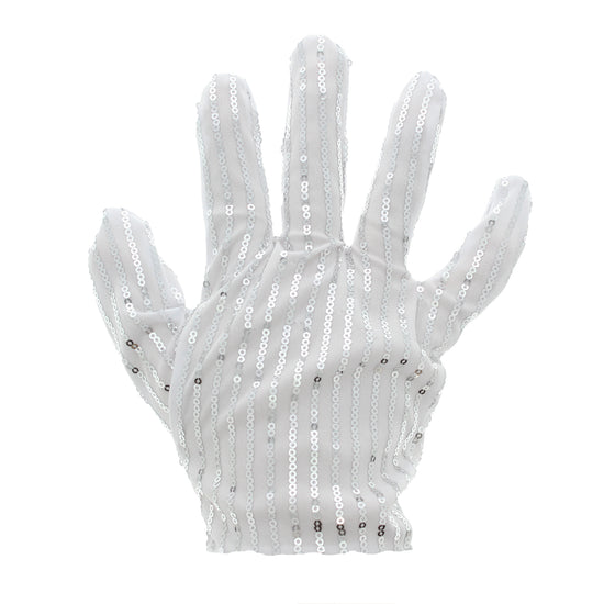King of Pop White Sequin Universal Glove