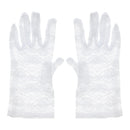 Children's White Lace Gloves