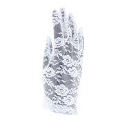 Children's White Lace Gloves