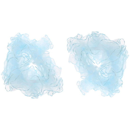 Pair of Ruffle Hair Scrunchies