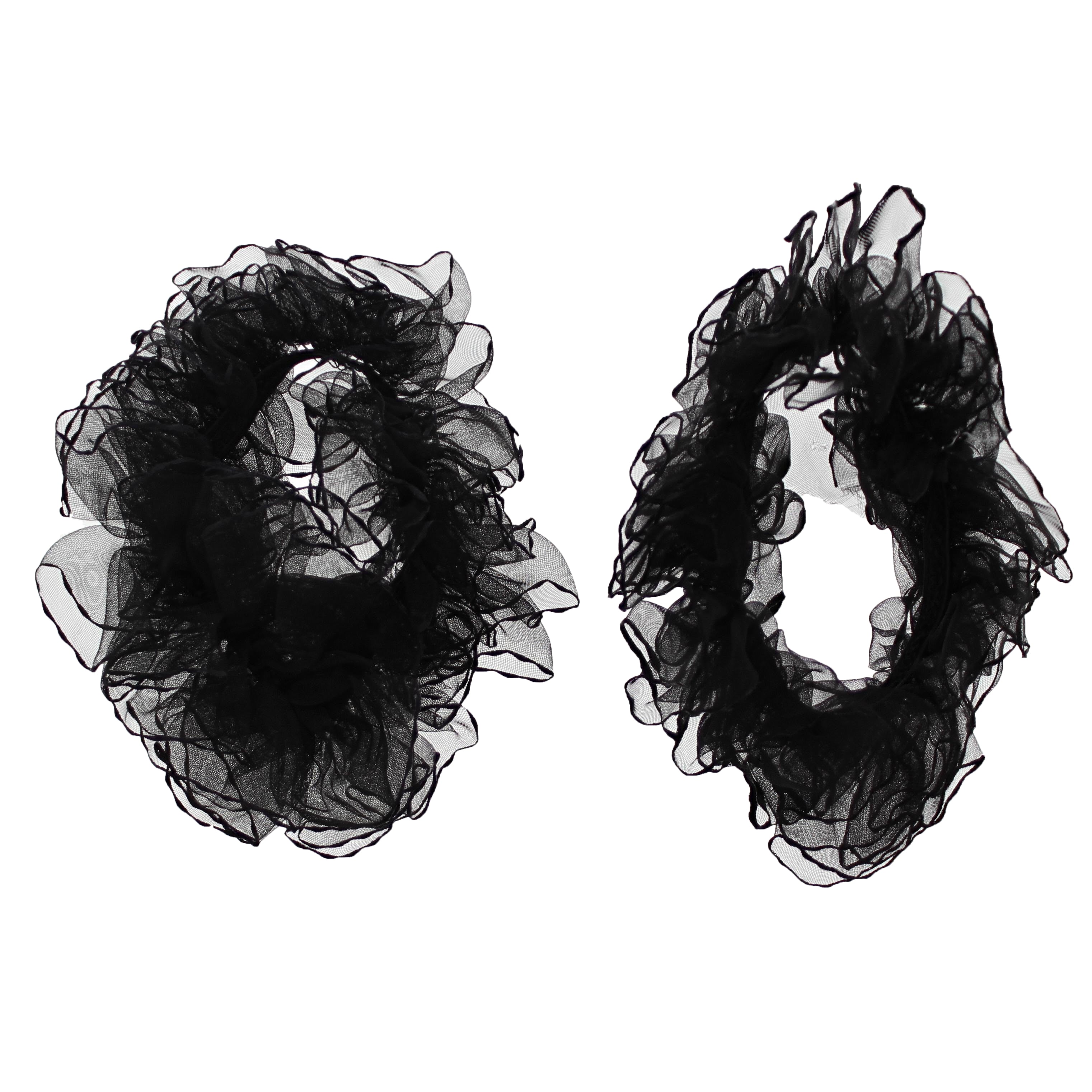 Pair of Ruffle Hair Scrunchies