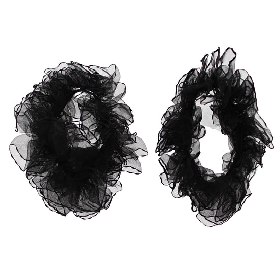 Pair of Ruffle Hair Scrunchies