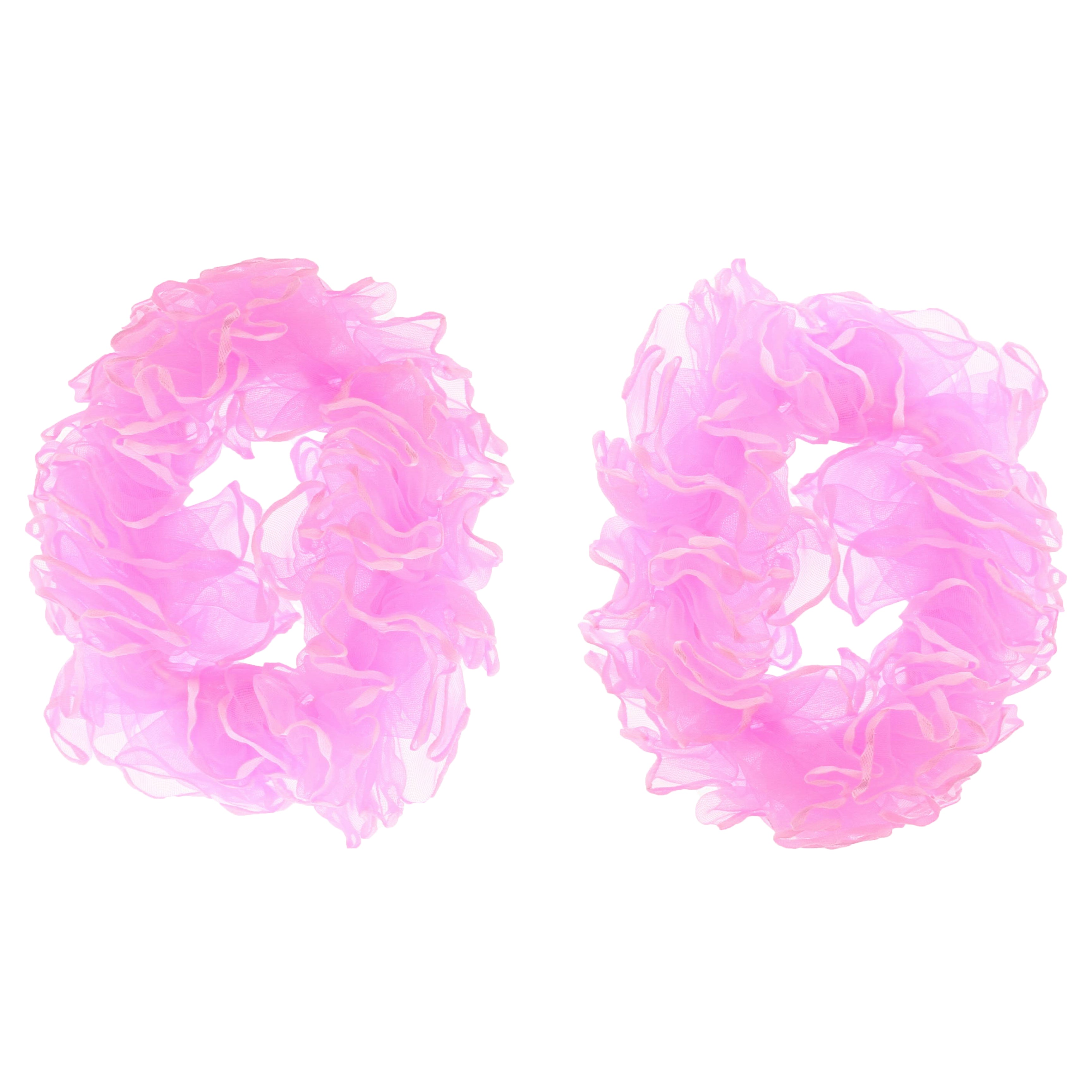 Pair of Ruffle Hair Scrunchies