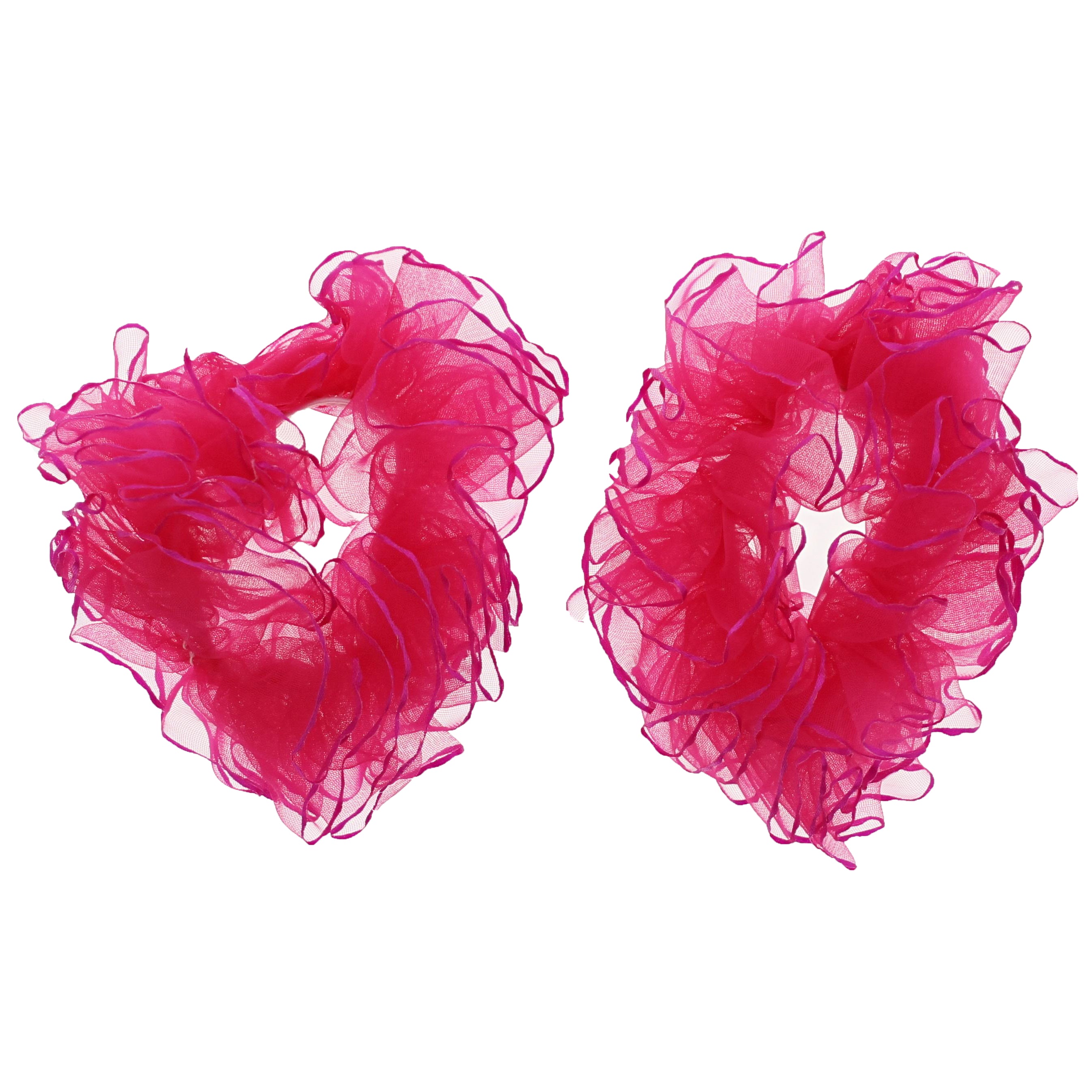 Pair of Ruffle Hair Scrunchies