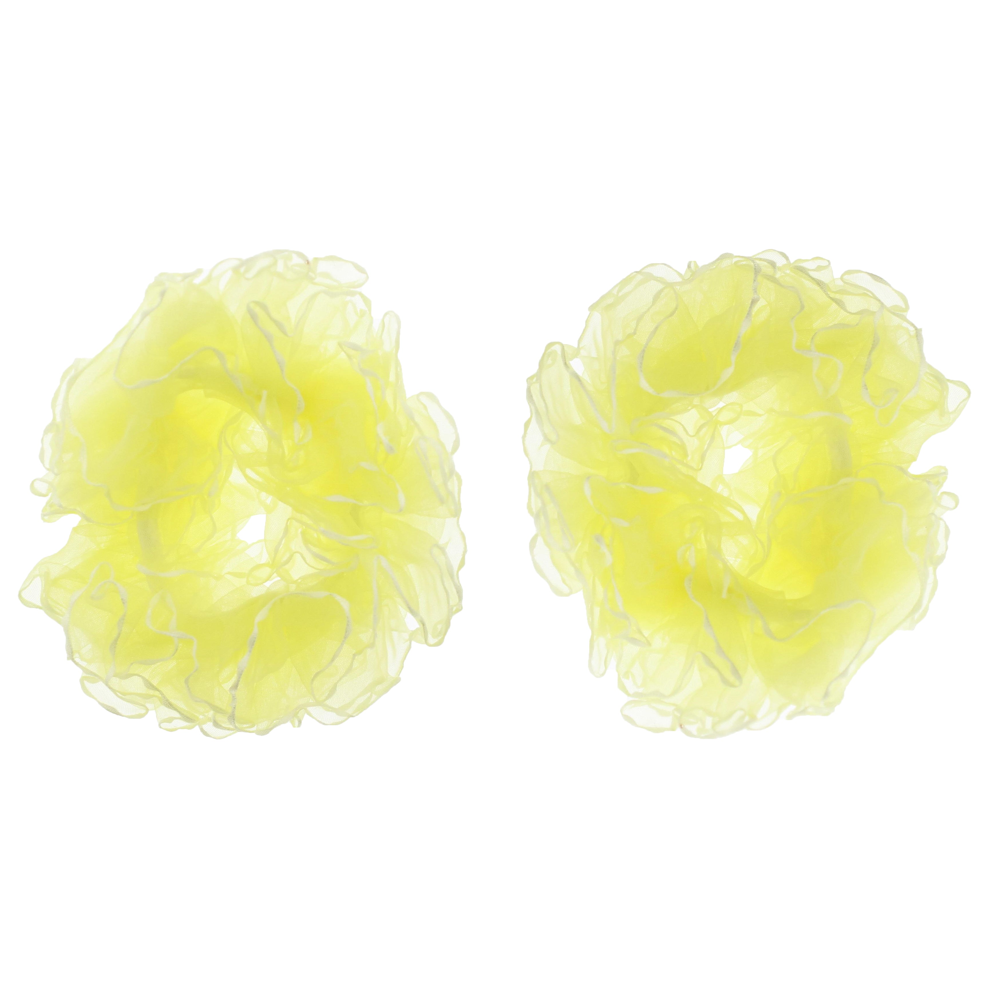 Pair of Ruffle Hair Scrunchies
