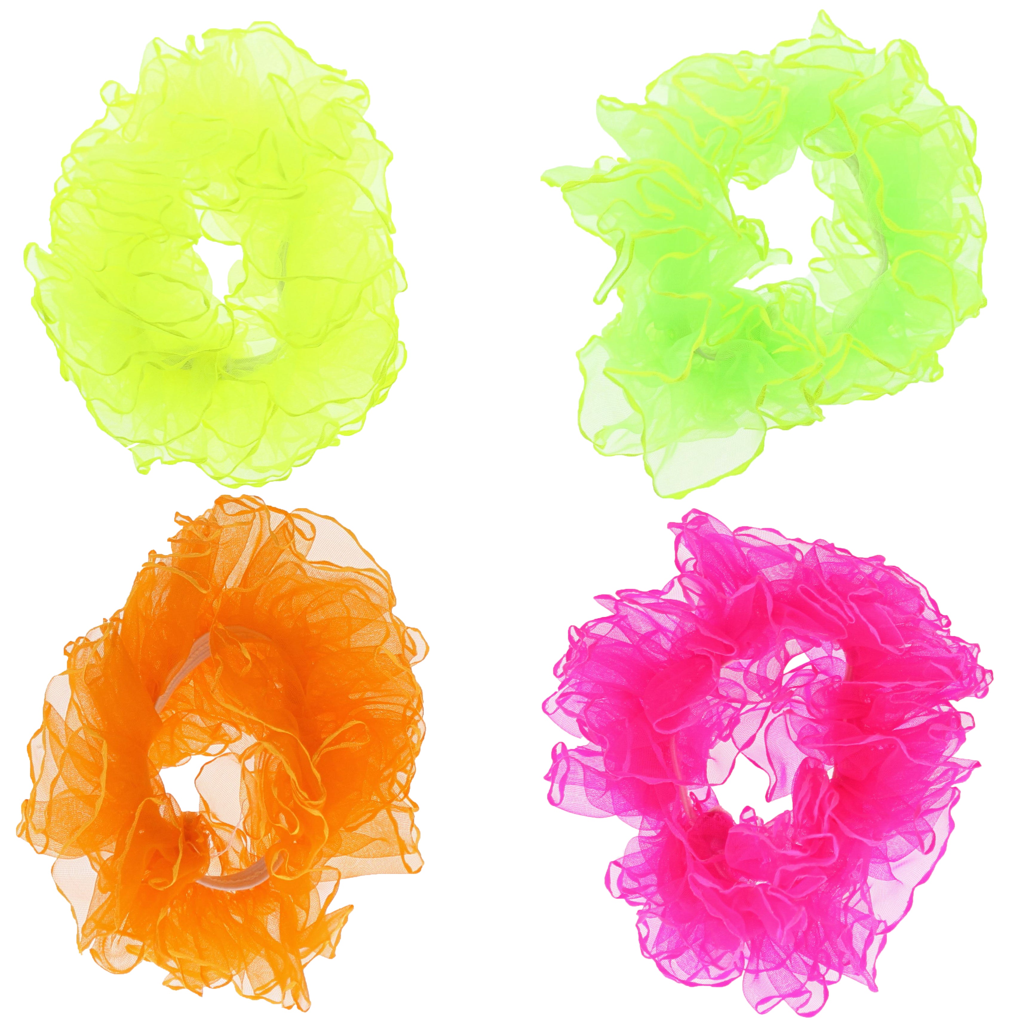 Pair of Ruffle Hair Scrunchies