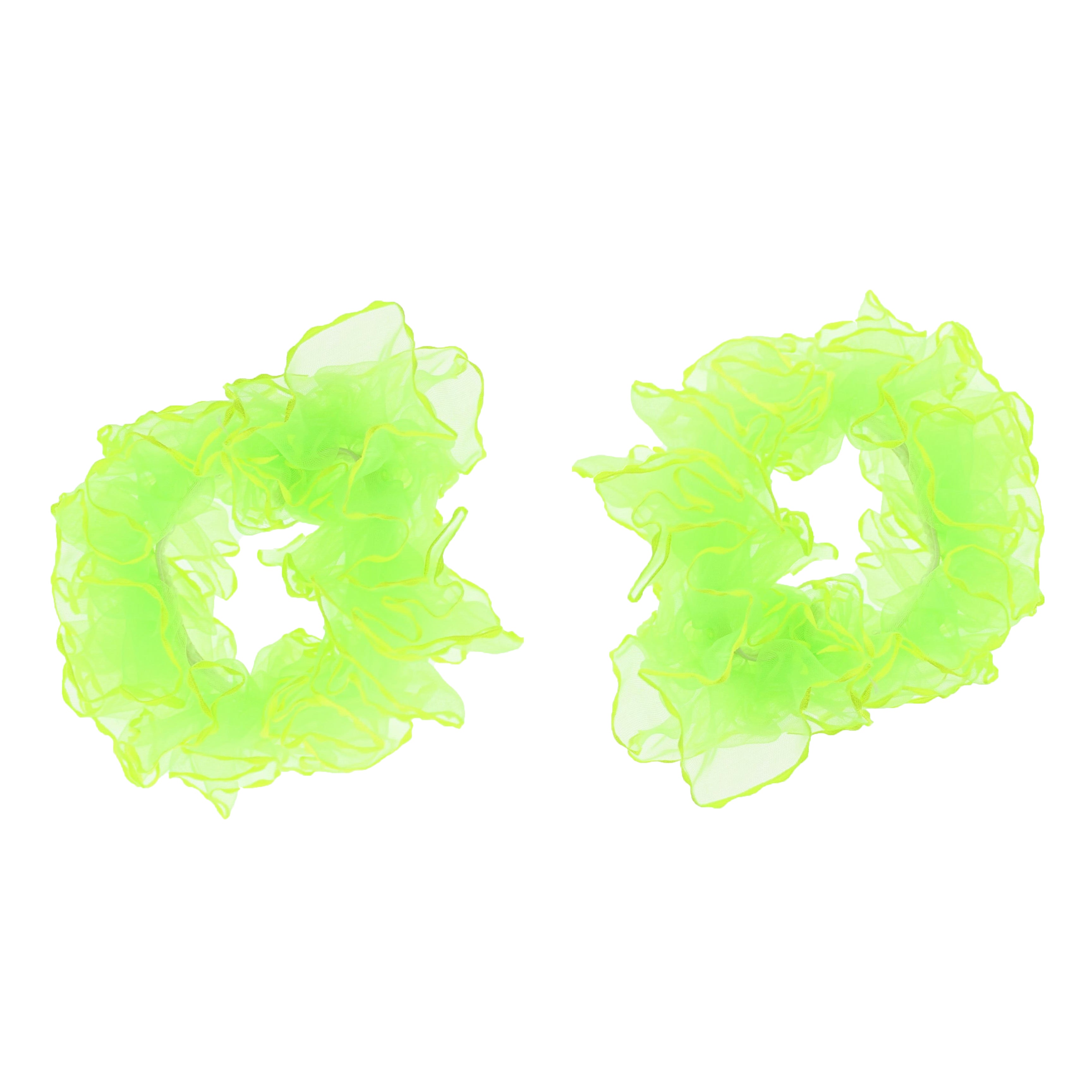 Pair of Ruffle Hair Scrunchies