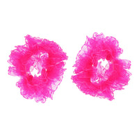 Pair of Ruffle Hair Scrunchies