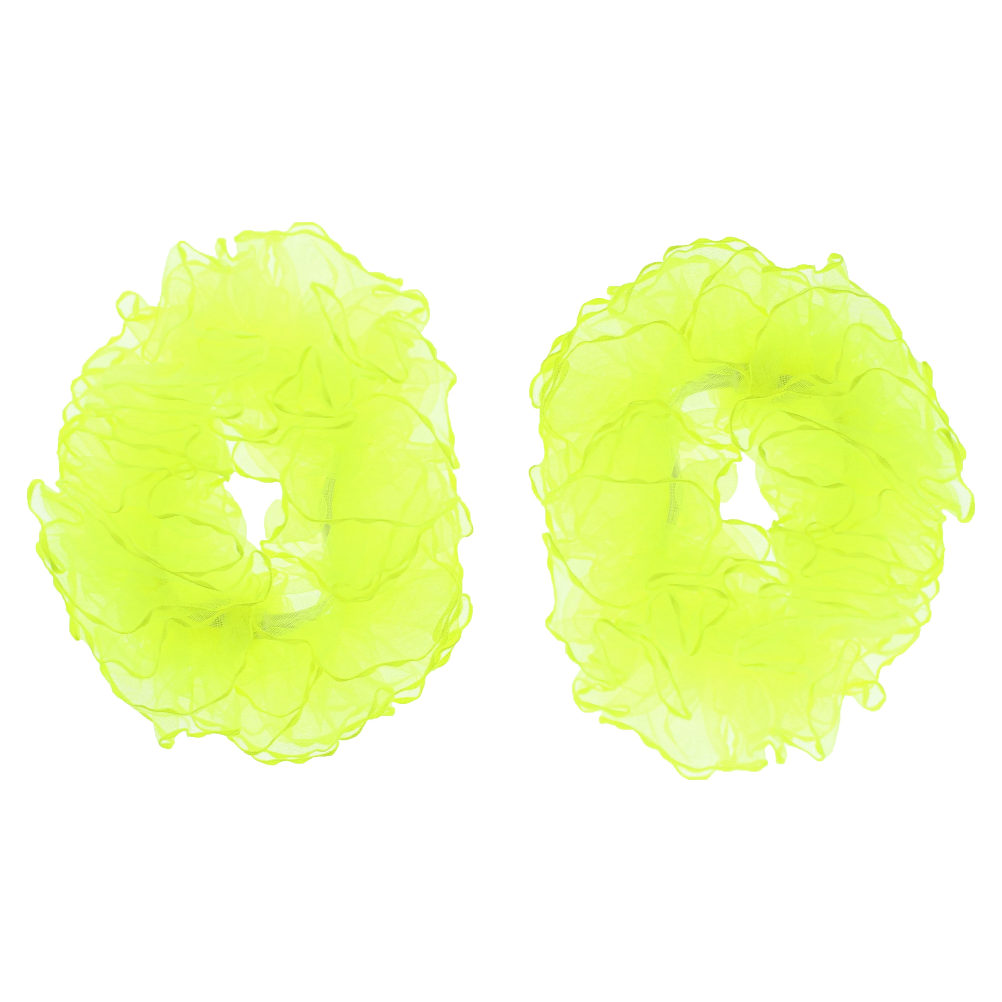 Pair of Ruffle Hair Scrunchies