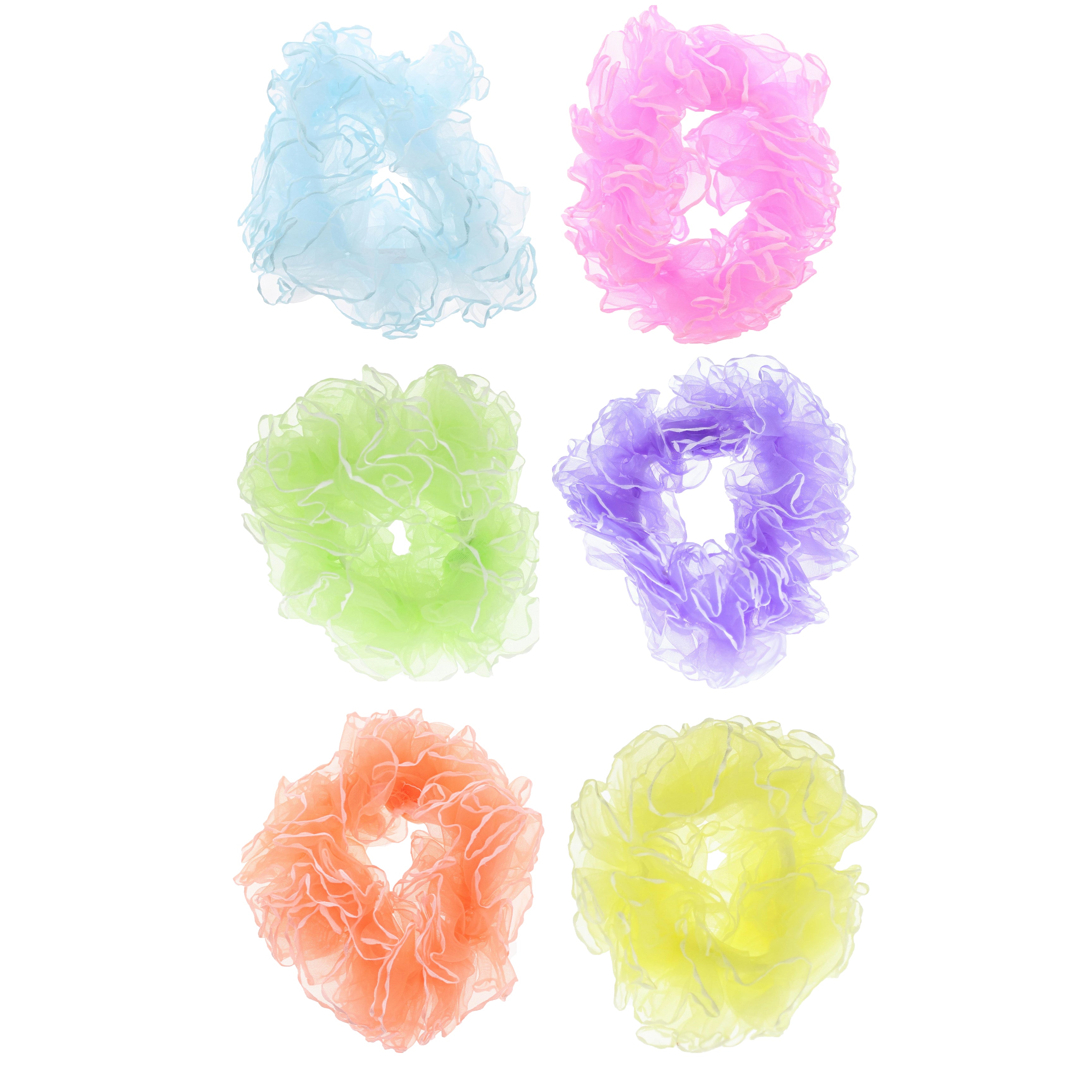 Pair of Ruffle Hair Scrunchies