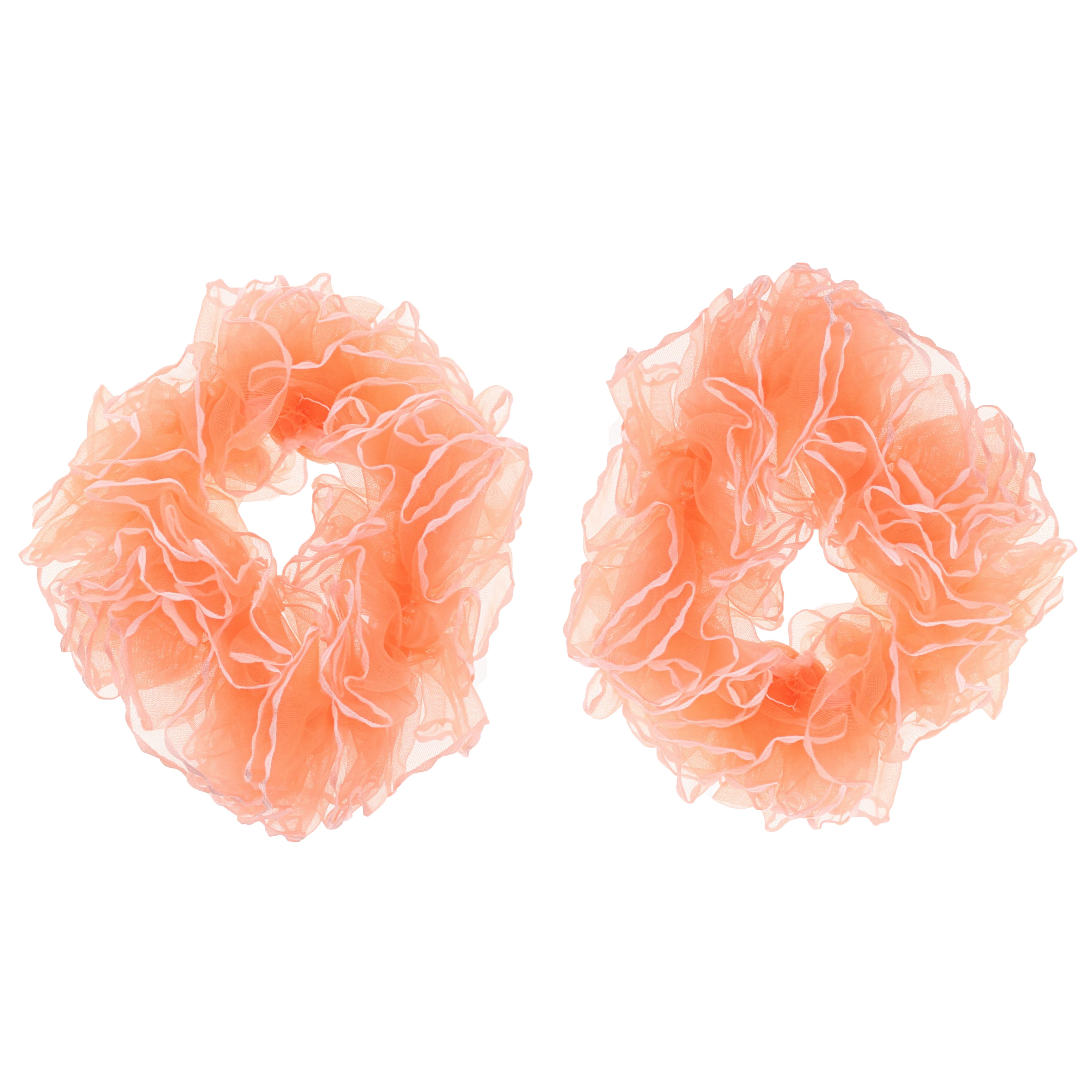 Pair of Ruffle Hair Scrunchies