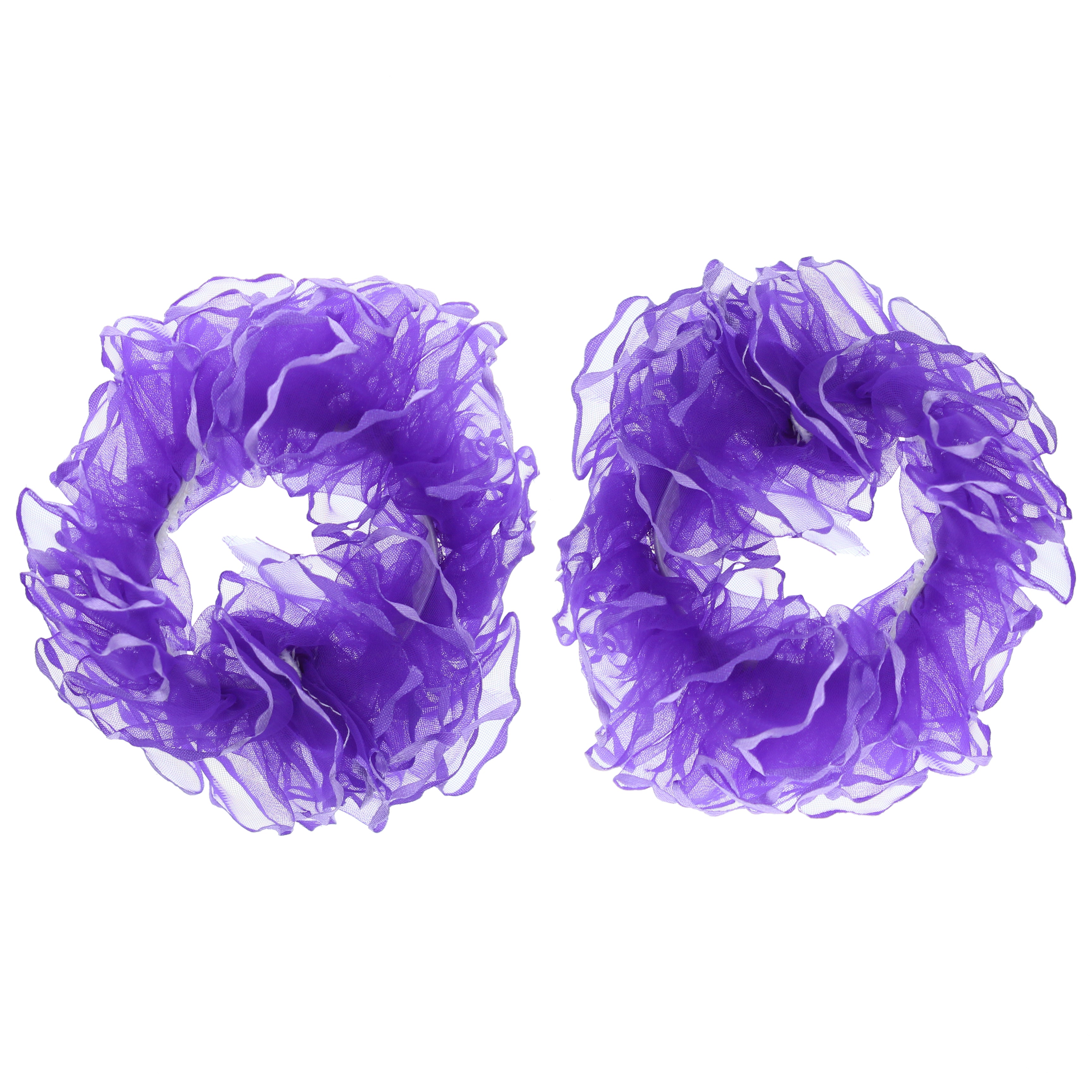 Pair of Ruffle Hair Scrunchies