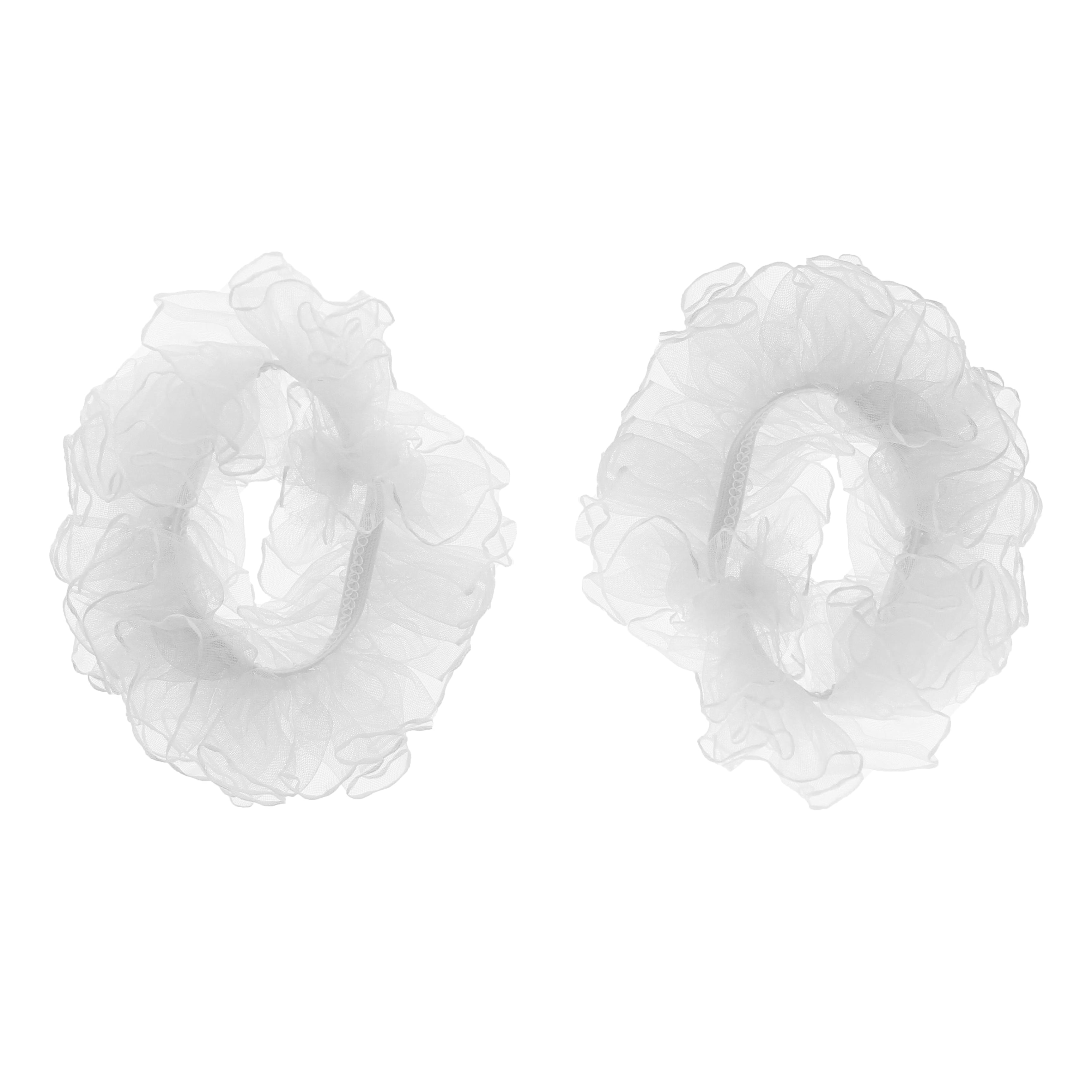 Pair of Ruffle Hair Scrunchies