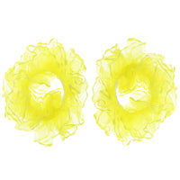 Pair of Ruffle Hair Scrunchies